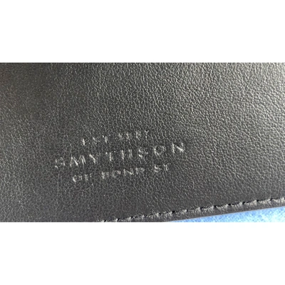 Pre-owned Smythson Leather Purse In Brown