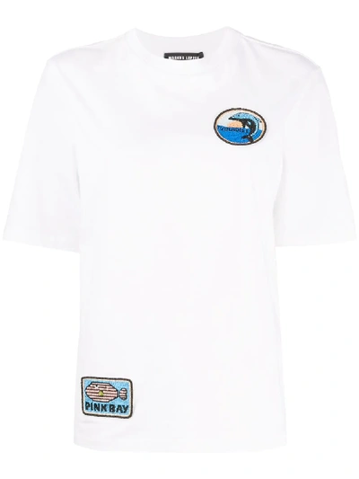 Shop Markus Lupfer Nicola Multi-patch T-shirt In White