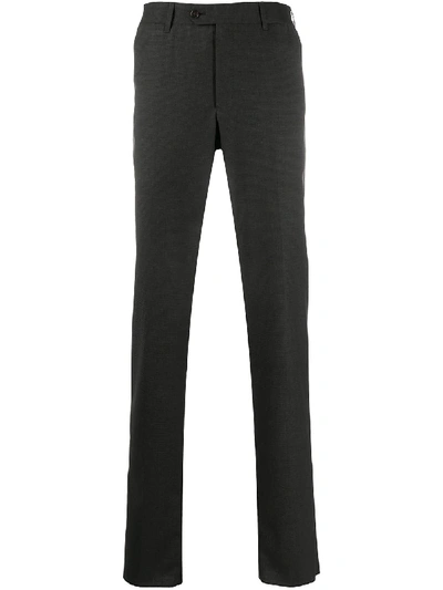 Shop Corneliani Tailored Mid-rise Trousers In Grey