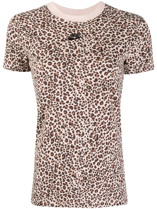 nike shirt with leopard print