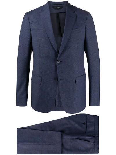 Shop Z Zegna Two-piece Suit In Blue