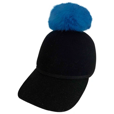 Pre-owned Charlotte Simone Black Wool Hat