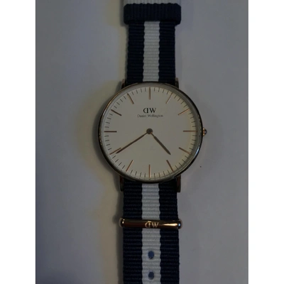 Pre-owned Daniel Wellington Brown Steel Watch