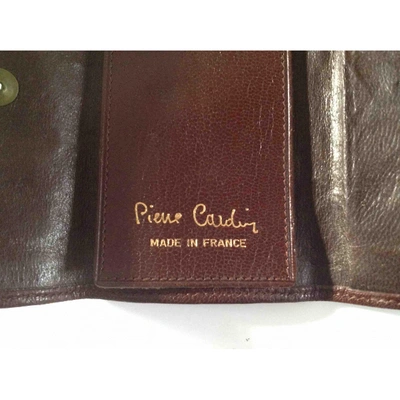 Pre-owned Pierre Cardin Cloth Purse In Brown
