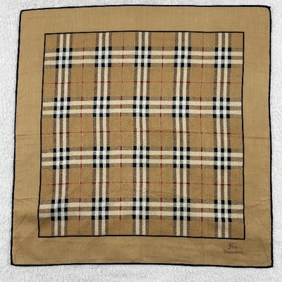 Pre-owned Burberry Neckerchief In Beige