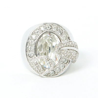 Pre-owned Dior Silver Metal Ring