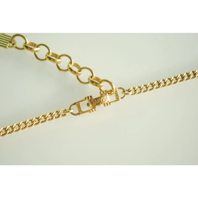 Pre-owned Lanvin Necklace In Gold