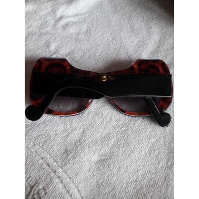 Pre-owned Anna-karin Karlsson Black Sunglasses
