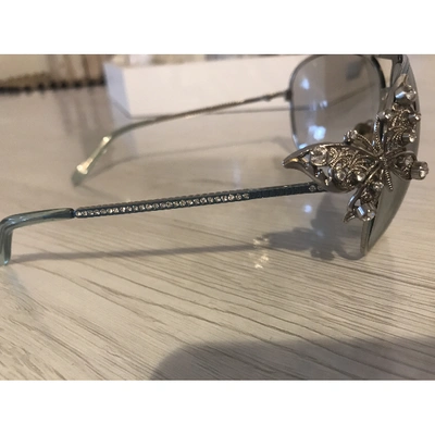 Pre-owned Valentino Metallic Metal Sunglasses