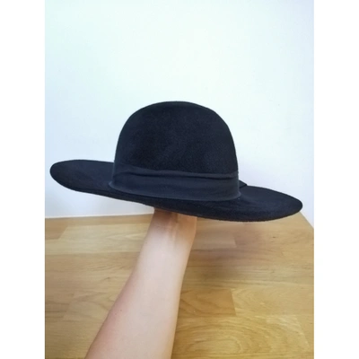 Pre-owned Saint Laurent Black Hat