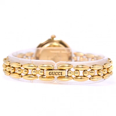 Pre-owned Gucci Gold Steel Watch
