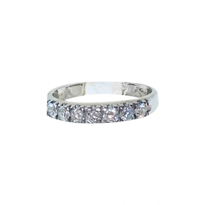 Pre-owned Damiani White White Gold Ring