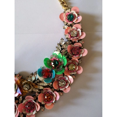 Pre-owned Shourouk Multicolour Crystal Necklace