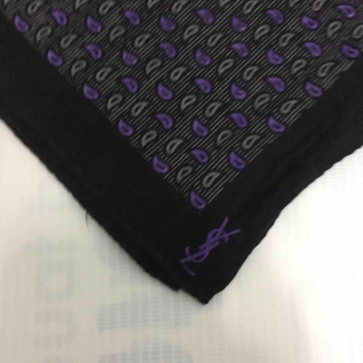 Pre-owned Saint Laurent Silk Handkerchief In Other