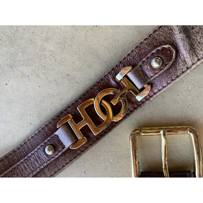 Pre-owned Dolce & Gabbana Leather Belt