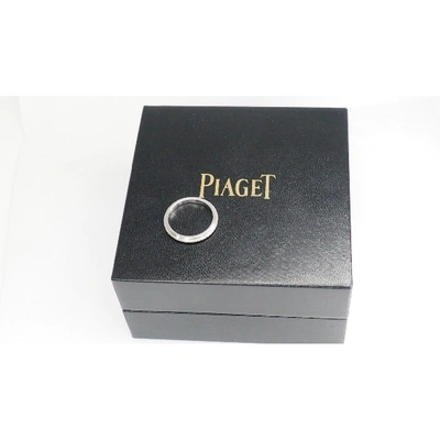 Pre-owned Piaget Possession Silver White Gold Ring