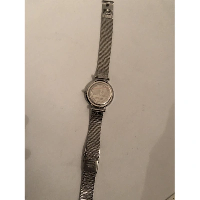 Pre-owned Daniel Wellington Silver Steel Watch