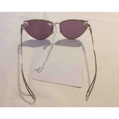 Pre-owned Christopher Kane Pink Metal Sunglasses