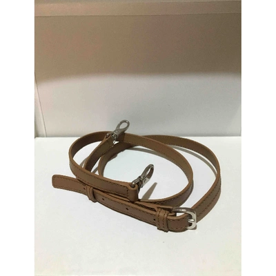 Pre-owned Hogan Leather Purse In Camel