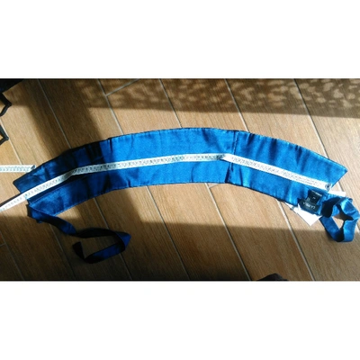 Pre-owned La Perla Belt In Blue