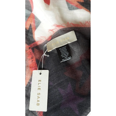 Pre-owned Elie Saab Cashmere Stole In Multicolour