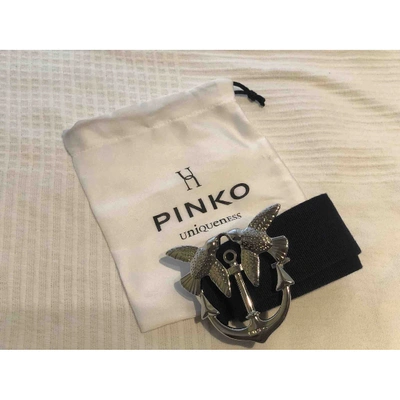 Pre-owned Pinko Navy Cloth Belt