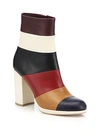 VALENTINO GARAVANI Striped Leather Booties