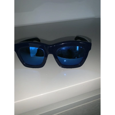 Pre-owned Kuboraum Blue Sunglasses