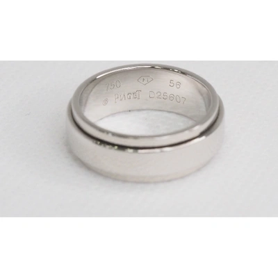 Pre-owned Piaget Possession White Gold Ring In Silver