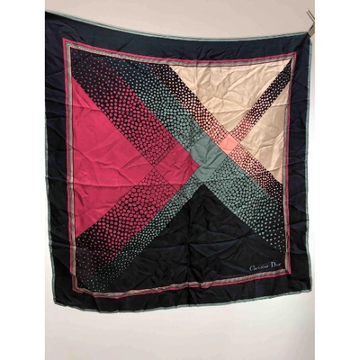 Pre-owned Dior Silk Handkerchief In Multicolour