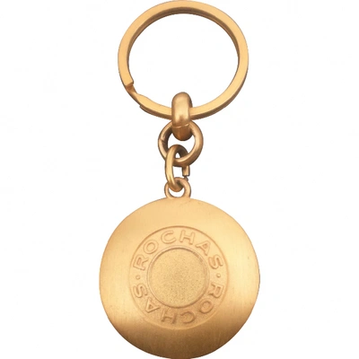 Pre-owned Rochas Key Ring In Gold