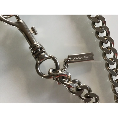 Pre-owned Dolce & Gabbana Silver Chain Belt