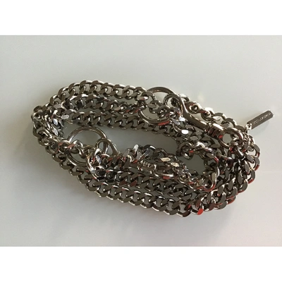 Pre-owned Dolce & Gabbana Silver Chain Belt