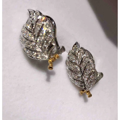 Pre-owned Buccellati White Gold Earrings