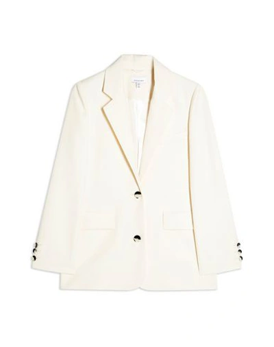 Shop Topshop Suit Jackets In Ivory