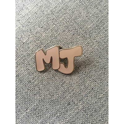Pre-owned Marc Jacobs Pink Metal Pins & Brooches
