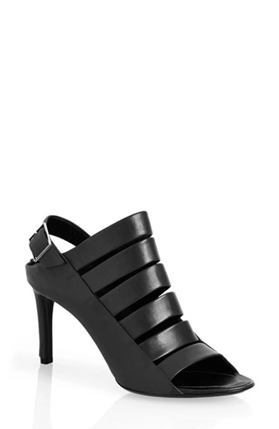 Shop Balenciaga Strappy Sandal (women) In Black Leather