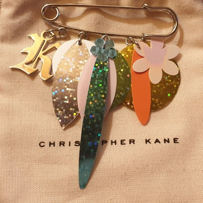 Pre-owned Christopher Kane Multicolour Steel Pins & Brooches