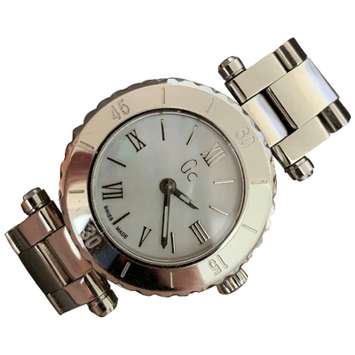 Pre-owned Guess Watch In Silver