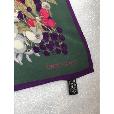 Pre-owned Roberto Capucci Silk Neckerchief In Multicolour