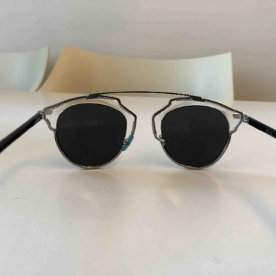 Pre-owned Dior Silver Metal Sunglasses