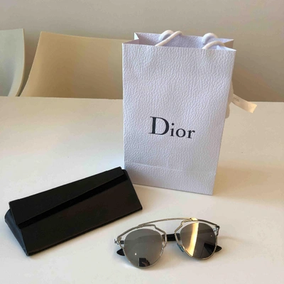 Pre-owned Dior Silver Metal Sunglasses