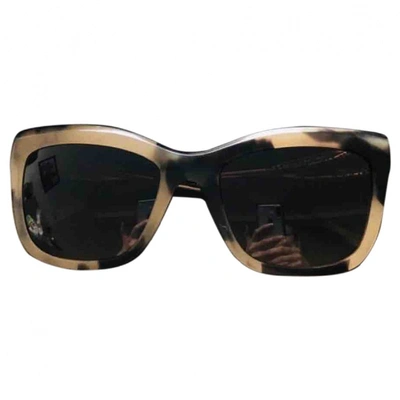 Pre-owned Burberry Camel Sunglasses