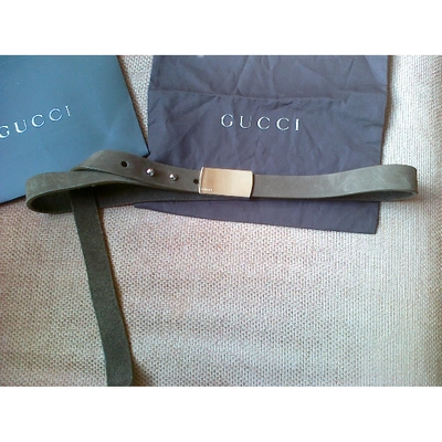 Pre-owned Gucci Belt In Beige