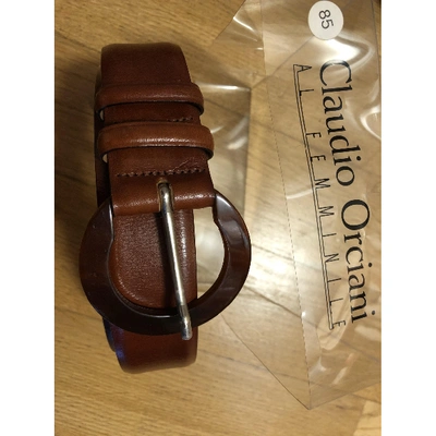 Pre-owned Orciani Leather Belt