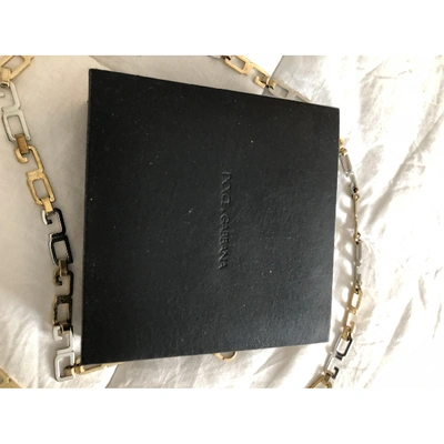 Pre-owned Dolce & Gabbana Gold Chain Belt