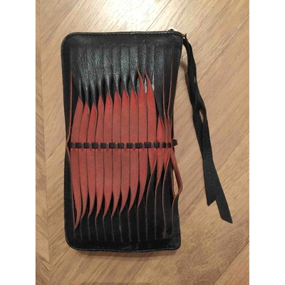 Pre-owned Maje Leather Wallet In Multicolour