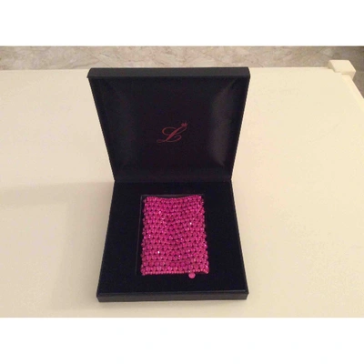 Pre-owned Luxury Fashion Crystal Bracelet In Pink