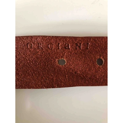 Pre-owned Orciani Leather Belt