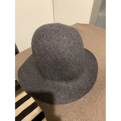 Pre-owned Mm6 Maison Margiela Wool Hat In Grey